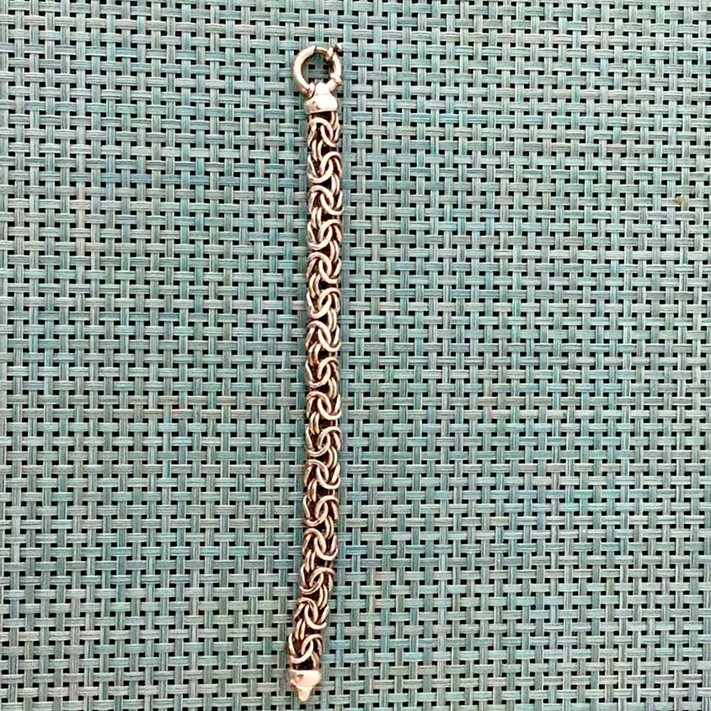 Byzantine sterling silver bracelet